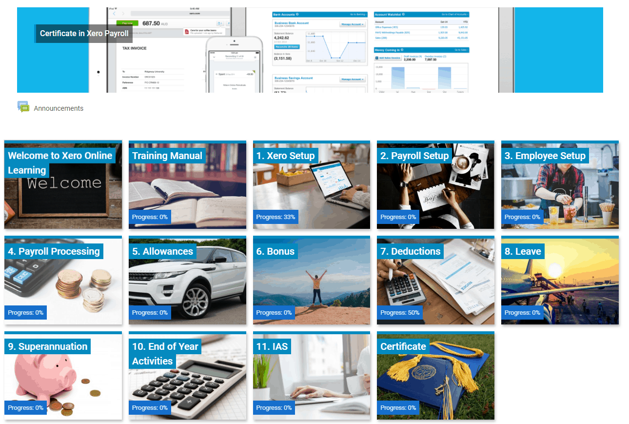 Xero Payroll Online Course