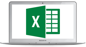 Excel laptop