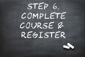 step 6 complete course and register step 6 complete course and register