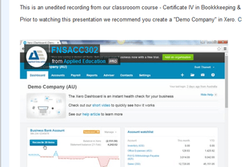 FNSACC302 Administer subsidiary accounts and ledgers can now be completed and assessed using Xero or MYOB 1