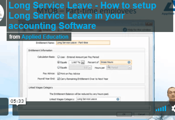 How to set up Long Service Leave in your accounting software [Video] 2