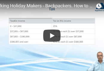 How to set up working holiday employees in MYOB [Video] 3