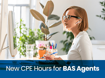 Changes to CPE hours for BAS agents