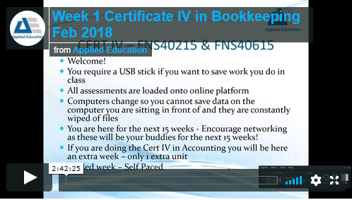 Week 1 Feb 2018 Welcome & Accounting Basics class recording 1
