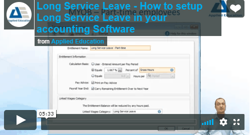 How to set up Long Service Leave in your accounting software [Video] 2
