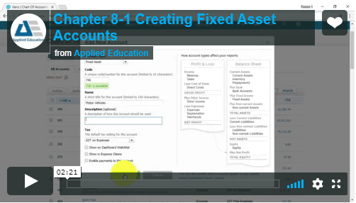 How to use Xero Asset Register [Video] 1