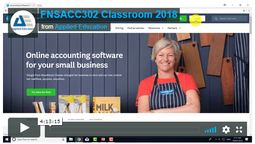 FNSACC302 Feb 2018 - Classroom recording 9