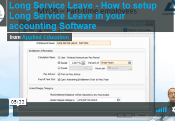 How to set up Long Service Leave in your accounting software [Video] 2