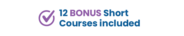 12 bonus courses included