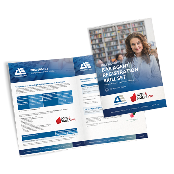 WA Funded BAS Agent Skill Set