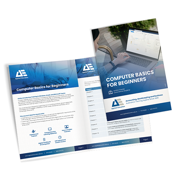 Course Guide Mock Up - Computer Basics